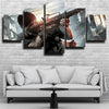 5 panel canvas art framed prints COD Black Ops III live room decor-1211 (3)
