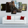 5 panel canvas art framed prints COD Black Ops III wall decor-1210 (2)