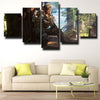 5 panel canvas art framed prints COD Black Ops III wall decor-1210 (3)