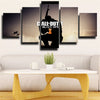 5 panel canvas art framed prints COD Black Ops II live room decor-1211 (2)