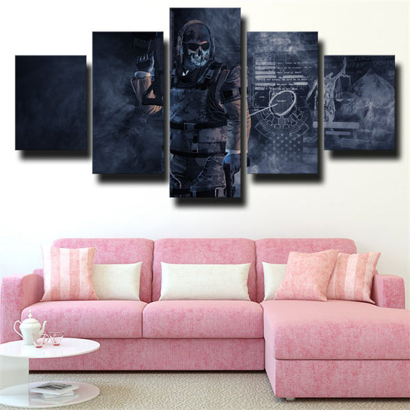 5 panel canvas art framed prints COD Modern Warfare 2 decor picture-1305 (3)