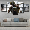5 panel canvas art framed prints COD World at War home decor-1203 (3)