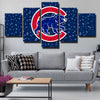 5 panel canvas art framed prints Chicago Cubs  Little Bear decor picture-1201 (4)