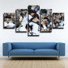 5 panel canvas art framed prints  Colorado Rockies Team  LOGO  wall picture1219 (2)