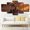 5 panel canvas art framed prints DOTA 2 Batrider wall picture-1242 (3)