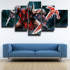 5 panel canvas art framed prints DOTA 2 Bloodseeker home decor-1249 (2)