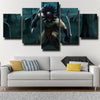5 panel canvas art framed prints DOTA 2 Bloodseeker live room decor-1251 (3)