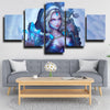 5 panel canvas art framed prints DOTA 2 Crystal Maiden decor picture-1279 (3)