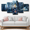 5 panel canvas art framed prints DOTA 2 Crystal Maiden wall picture-1281 (3)