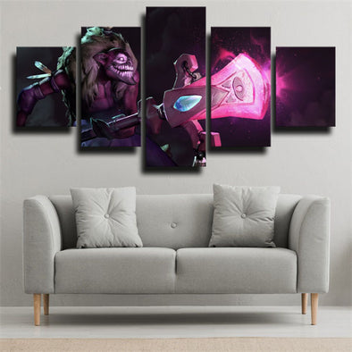 5 panel canvas art framed prints DOTA 2 Dazzle home decor-1289 (1)