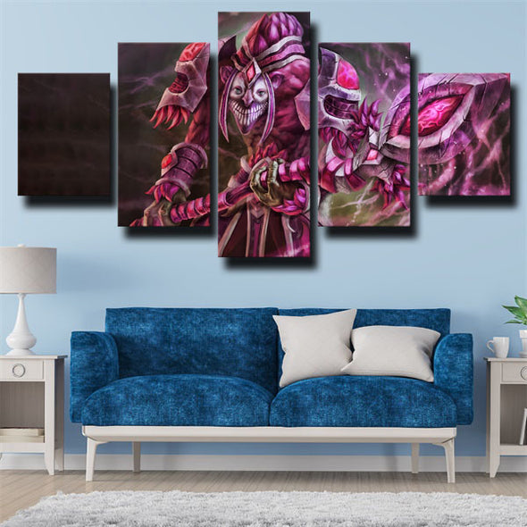 5 panel canvas art framed prints DOTA 2 Dazzle live room decor-1291 (2)