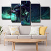 5 panel canvas art framed prints DOTA 2 Dazzle wall decor-1290 (3)