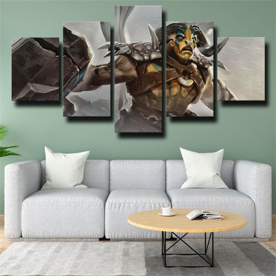 5 panel canvas art framed prints DOTA 2 Elder Titan wall picture-1312 (1)