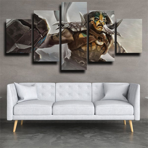 5 panel canvas art framed prints DOTA 2 Elder Titan wall picture-1312 (2)