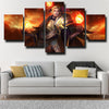 5 panel canvas art framed prints DOTA 2 Invoker home decor-1327 (3)