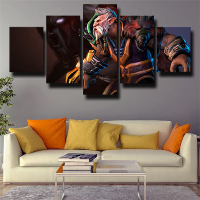 5 panel canvas art framed prints DOTA 2 Lone Druid decor picture-1238 (1)