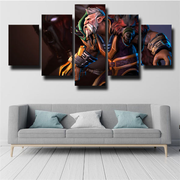 5 panel canvas art framed prints DOTA 2 Lone Druid decor picture-1238 (2)