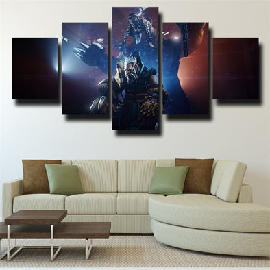 5 panel canvas art framed prints DOTA 2 Lone Druid wall decor-1240 (1)