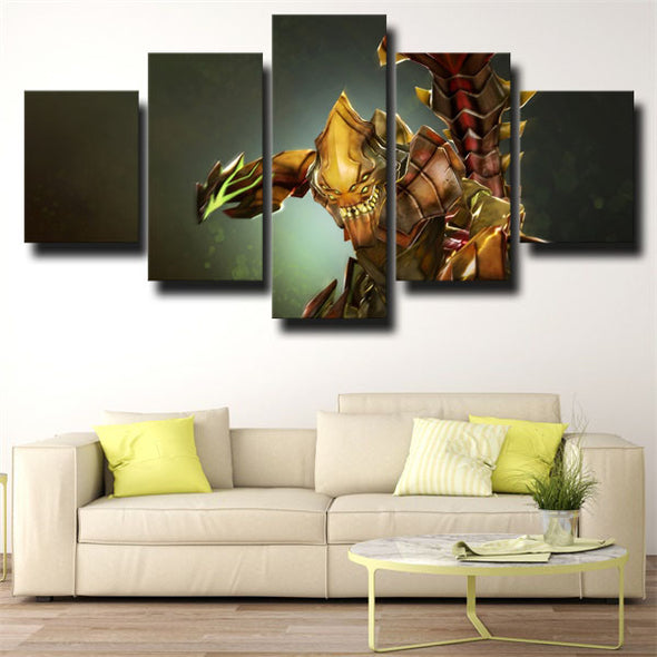 5 panel canvas art framed prints DOTA 2 Sand King wall picture-1429 (1)