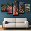 5 panel canvas art framed prints DOTA 2 Skywrath Mage home decor-1438 (2)