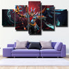 5 panel canvas art framed prints DOTA 2 Skywrath Mage wall decor-1439 (3)