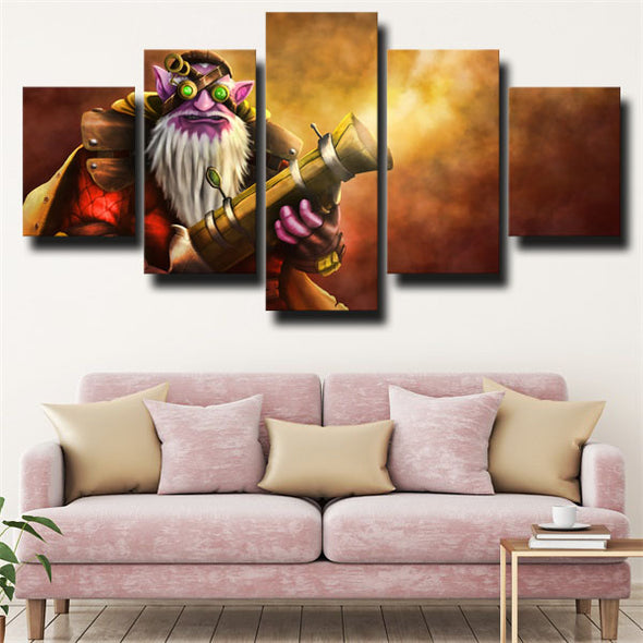 5 panel canvas art framed prints DOTA 2 Sniper wall picture-1447 (3)