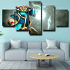 5 panel canvas art framed prints DOTA 2 Storm Spirit home decor-1455 (2)