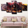 5 panel canvas art framed prints DOTA 2 Warlock wall picture-1478 (1)