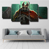 5 panel canvas art framed prints DOTA 2 Wraith King live room decor-1488 (3)