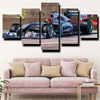 5 panel canvas art framed prints Formula 1 Car Mercedes AMG picture-1200 (2)