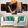 5 panel canvas art framed prints Game of Thrones Dany decor picture-1608 (1)