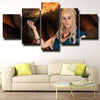 5 panel canvas art framed prints Game of Thrones Dany decor picture-1608 (2)