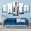 5 panel canvas art framed prints JUV Cris golden football home decor-1326 (2)