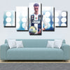 5 panel canvas art framed prints JUV Cris golden football home decor-1326 (4)