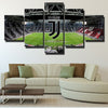 5 panel canvas art framed prints Juve Overlooking Stadium wall decor-1355 (2)