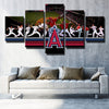 5 panel canvas art framed prints LA Aangel all team decor picture-1208 (2)