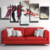 5 panel canvas art framed prints League Legends Aatrox wall picture-1200 (2)