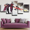 5 panel canvas art framed prints League Legends Aatrox wall picture-1200 (3)