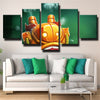5 panel canvas art framed prints League Legends live room decor-1200 (2)