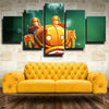 5 panel canvas art framed prints League Legends live room decor-1200 (3)