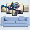5 panel canvas art framed prints League Of Legends Fizz home decor-1200 (2)