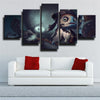 5 panel canvas art framed prints League Of Legends Fizz wall decor-1200 (1)