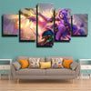 5 panel canvas art framed prints League Of Legends Irelia home decor-1200 (1)