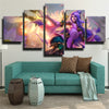 5 panel canvas art framed prints League Of Legends Irelia home decor-1200 (3)