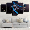 5 panel canvas art framed prints League Of Legends Jinx wall decor-1200 (3)