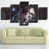 5 panel canvas art framed prints League Of Legends Kindred wall decor-1200 (3)