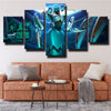 5 panel canvas art framed prints League Of Legends Lissandra  picture-1200 (1)