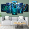 5 panel canvas art framed prints League Of Legends Lissandra  picture-1200 (2)