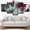 5 panel canvas art framed prints League Of Legends Lulu wall picture-1200 (2)