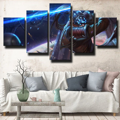 5 panel canvas art framed prints League Of Legends Master Yi  picture-1200 (1)